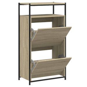 vidaXL Ormarić za cipele boja hrasta 60x34x112 cm konstruirano drvo