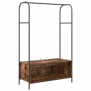 vidaXL Stalak za odjeću Smeđi hrast 100 x 44 x 160 cm