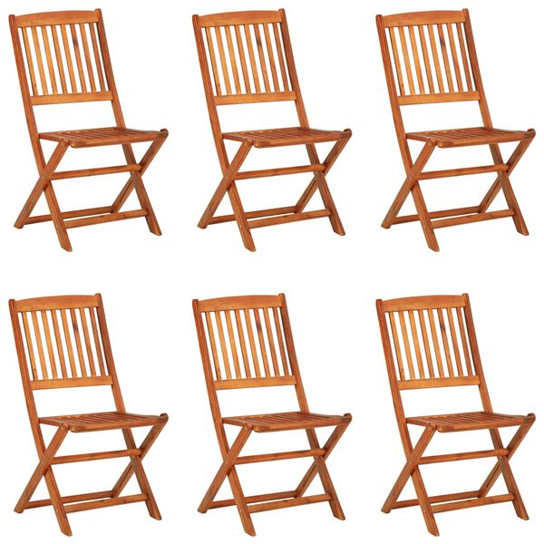 vidaXL 7-dijelni vrtni blagovaonski set 180x90x75 cm bagremovog drva