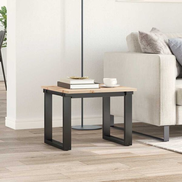 vidaXL Ploča za stol 50 x 50 x 1,7 cm četvrtasta od masivne borovine