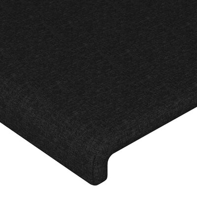 vidaXL Box spring krevet s madracem crni 80 x 200 cm od tkanine