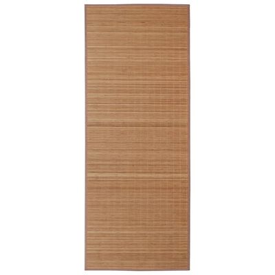 Pravokutni tepih od smeđeg bambusa 120 x 180 cm