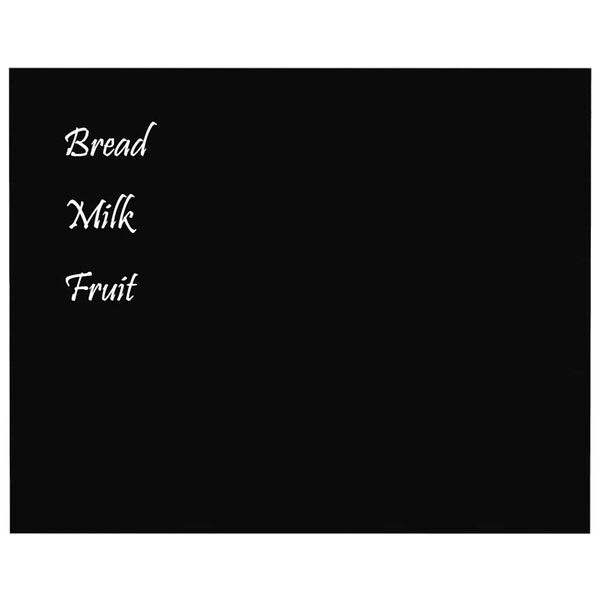 vidaXL Zidna magnetna ploča crna 50 x 40 cm od kaljenog stakla