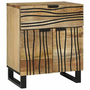 vidaXL Noćni ormar Prirodna 50 x 33 x 60 cm Konstruirano drvo