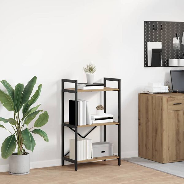 vidaXL Polica Umjetnički hrast 56 x 34 x 96 cm Konstruirano drvo