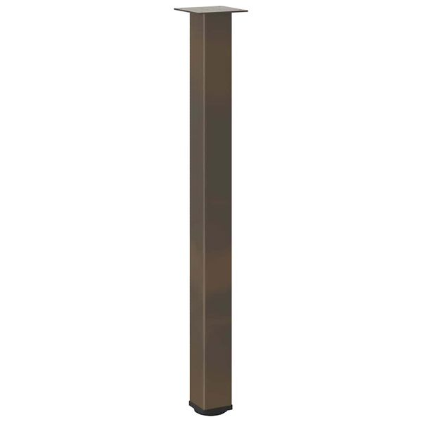 vidaXL Noge za barski stol 4 kom. Prirodni čelik 100-102 cm Čelik