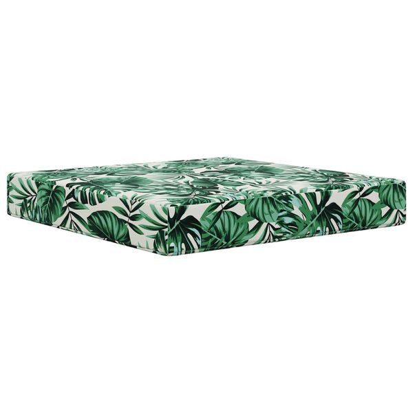 vidaXL Jastuk za vanjsku sofU 3 pcs Uzorak lista Poliester