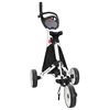 vidaXL Golf Trolej Crna i bijela Aluminij Sklopivo