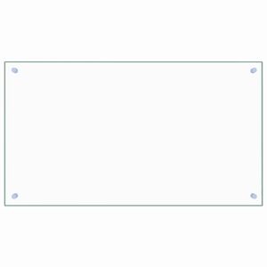 vidaXL Kuhinjska za&scaron;tita od prskanja prozirna 90x50 cm kaljeno staklo
