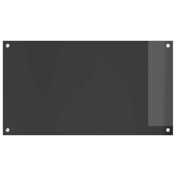 vidaXL Kuhinjski zaštita Tamno siva 90 x 50 x 0,6 cm