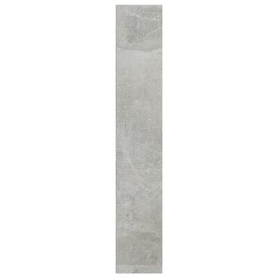 vidaXL Ormarić za CD-ove siva boja betona 21 x 16 x 93,5 cm od iverice