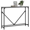 vidaXL Konzolni stol siva boja hrasta 102x22,5x75 cm konstruirano drvo