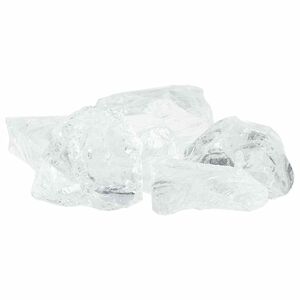 vidaXL Vrtne kamenčiće Bijelo 12 cm Stakl