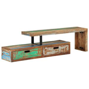 vidaXL TV stalak (118-200) x 30 x 40 cm Masivno reciklirano drvo