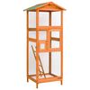 vidaXL Kavez za ptice 68 x 62 x 166 cm od masivne jelovine