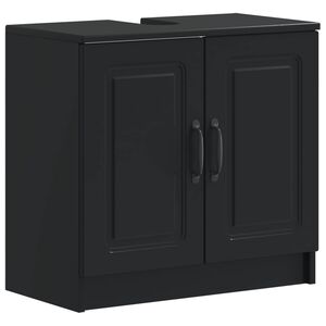 vidaXL Kupaonski ormarić za sudoper UTRECHT Crna 59,5 x 31,5 x 59 cm