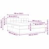 vidaXL Krevet s od storage Svijetlo siva 180 x 200 cm Lažna koža
