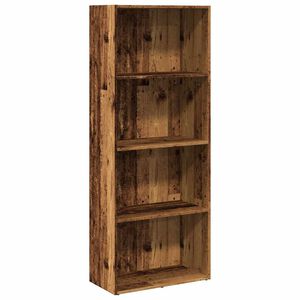 vidaXL Regal za knjige boja starog drva 60x30x152 cm konstruirano drvo