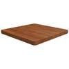 vidaXL Četvrtasta stolna ploča tamnosmeđa 60x60x4 cm tretirani hrast