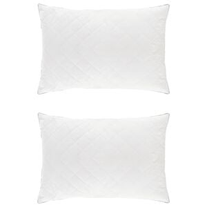 vidaXL Jastuk FULDA 2 pcs 40 x 80 cm 100% gusja dol i perje Bijela