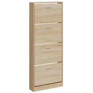 vidaXL Ormarić za cipele boja hrasta 59x17x150 cm konstruirano drvo