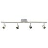 vidaXL Stropni reflektor s reflektorima Nikla 61 x 10 x 12,5 cm Metal