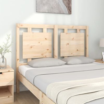 vidaXL Uzglavlje za krevet 125,5 x 4 x 100 cm od masivne borovine