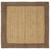 vidaXL Tepih za područje Siva 120 x 120 cm Juta