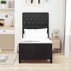 vidaXL Krevet s opruga kutije s uzglavljem Crna 80 x 200 cm Bar&scaron;un