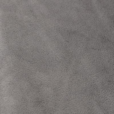 vidaXL Teška deka s navlakom siva 138 x 200 cm 6 kg od tkanine