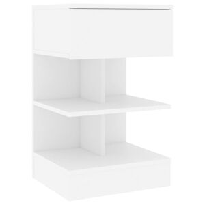 vidaXL Noćni ormarić bijeli 40 x 35 x 65 cm od konstruiranog drva