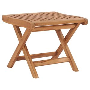 vidaXL Sklopivi oslonac za noge 46,5 x 49 x 41,5 cm masivna tikovina