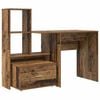 vidaXL Stol Staro drvo 131,5 x 50 x 106,5 cm Konstruirano drvo