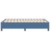 vidaXL Krevetna platforma Plava 120 x 200 cm tkanina