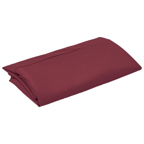vidaXL Zamjenska tkanina za konzolni suncobran 350 cm bordo