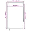 vidaXL Vanjska roleta 100 x 250 cm bijelo-narančasta
