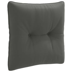 vidaXL Jastučić za leđa PUTTEN 100% poliester Antracit 40 x 40 x 10 cm