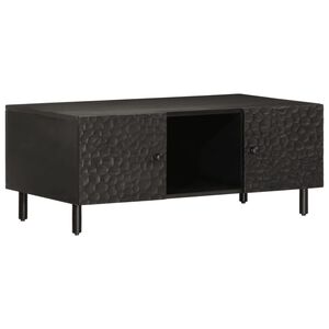 vidaXL Stolić za kavu crni 100 x 54 x 40 cm od masivnog drva manga