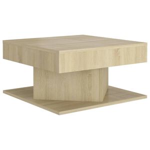 vidaXL Stolić za kavu boja hrasta sonome 57x57x30 cm konstruirano drvo