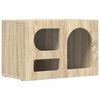 vidaXL TV ormar ELST 60 x 35 x 40 cm Sonoma hrast Konstruirano drvo