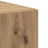 vidaXL Highboard 2 pcs Umjetnički hrast 45 x 42,5 x 185 cm