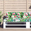 vidaXL Jastuk za palete vi&scaron;ebojni 120 x 40 x 12 cm od tkanine