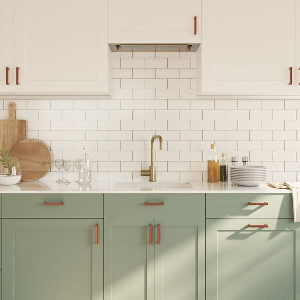 vidaXL Ručke za ormarić 20 kom brončane 96 mm od nehrđajućeg čelika