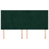 vidaXL Uzglavlje tamnozeleno 180x5x118/128 cm bar&scaron;unasto