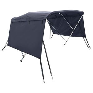 vidaXL Tenda bimini s 3 luka i bočnim stijenkama 183x(170-182)x137 cm