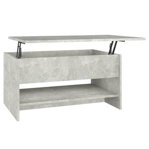 vidaXL Stolić za kavu boja betona 80x50x40 cm konstruirano drvo