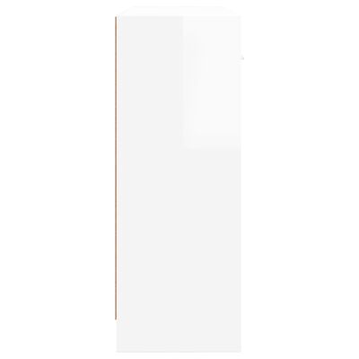 vidaXL Komoda sjajna bijela 91x28x75 cm od konstruiranog drva