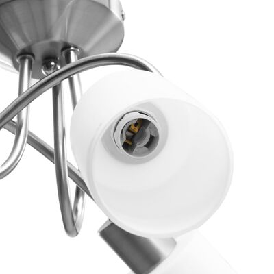 vidaXL Stropna svjetiljka s keramičkim sjenilima 3 žarulje E14 bijela