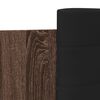vidaXL Okvir za krevet s uzglavljem smeđa boja hrasta 90x200 cm drveni