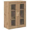vidaXL Highboard Umjetnički hrast 69,5 x 34 x 180 cm Konstruirano drvo
